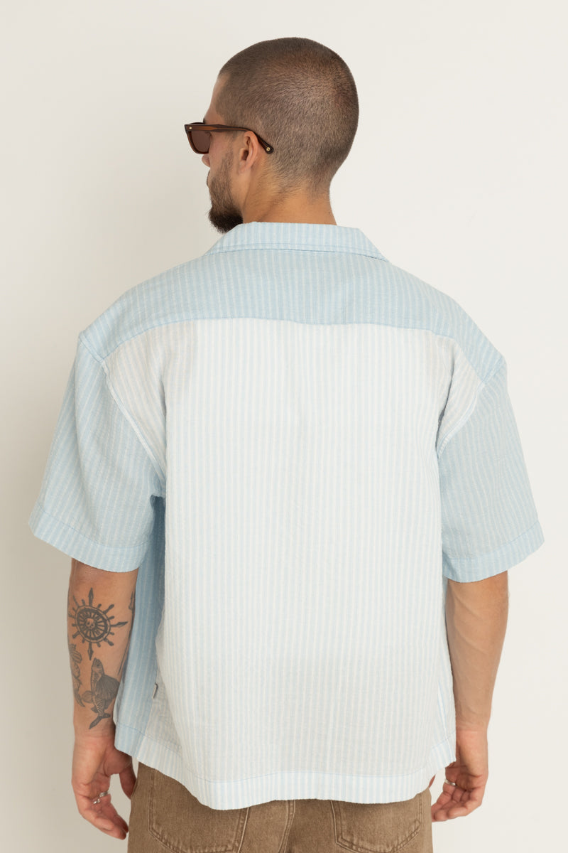 Parallel Relaxed Ss Shirt Blue