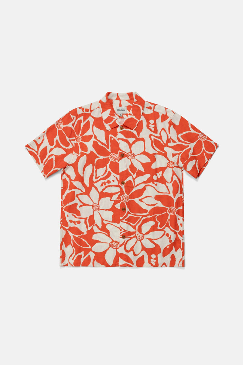 Bora Bora Ss Shirt Red Floral