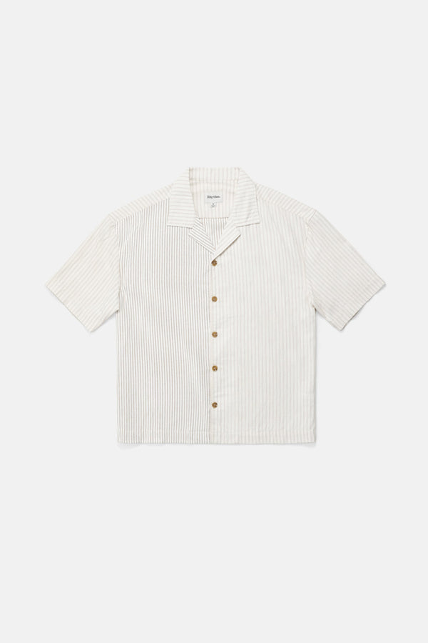 Stripe Exchange Relaxed Ss Shirt Brown