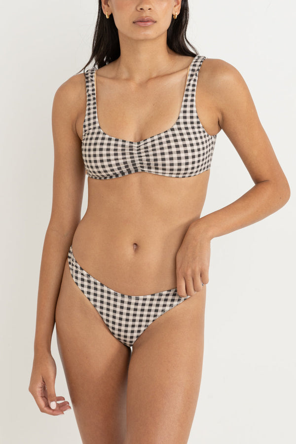 Parker Gingham Skimpy Pant Black