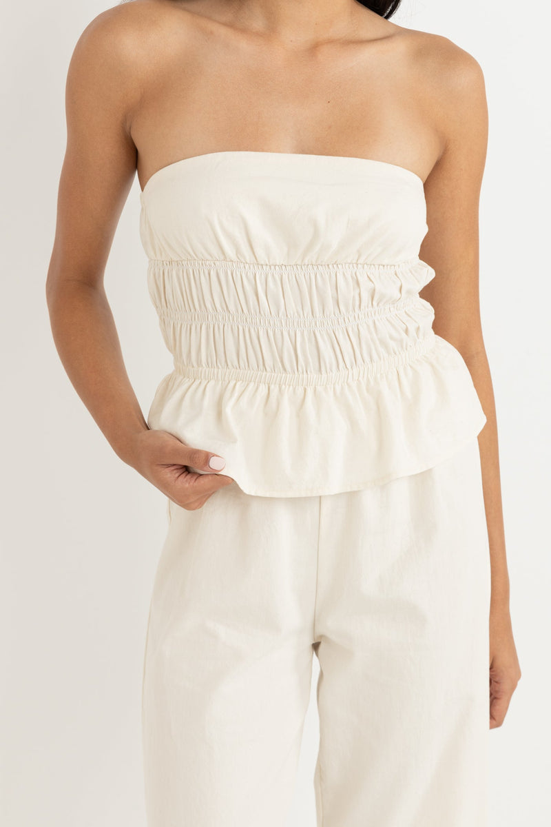 St Tropez Jumpsuit Cream