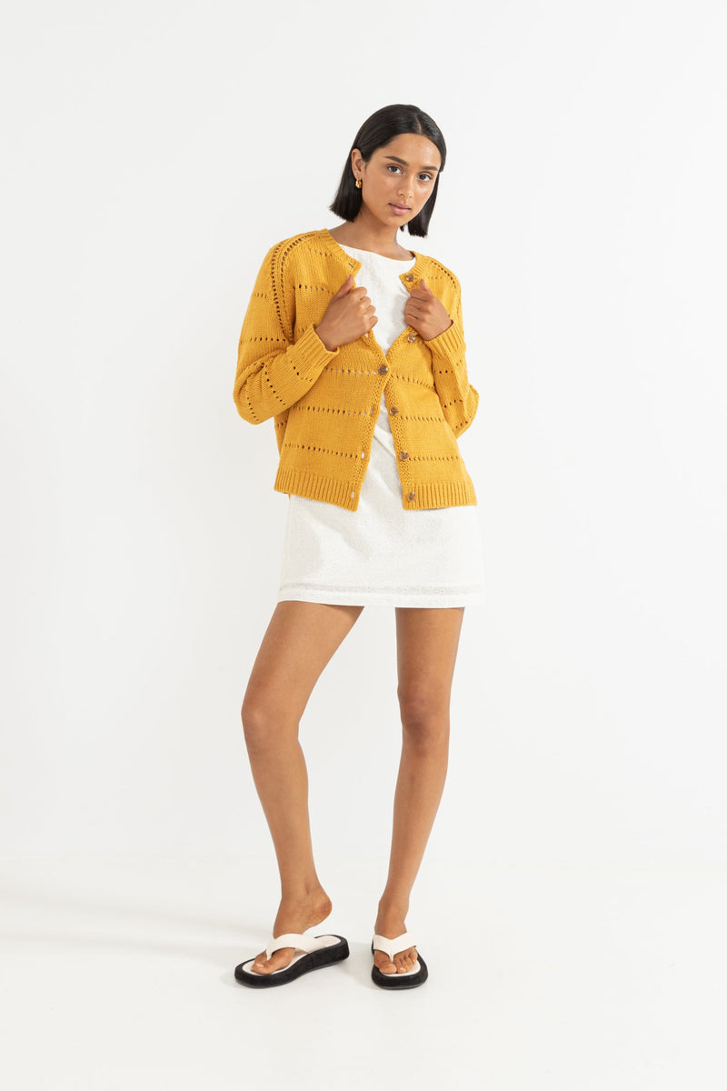 Milo Knit Cardigan Marigold