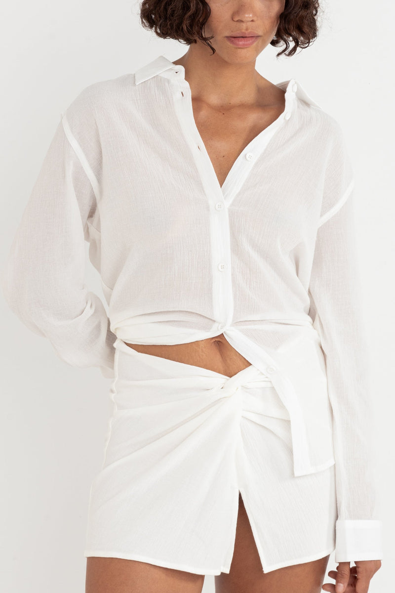 Juna Oversized Shirt Off White