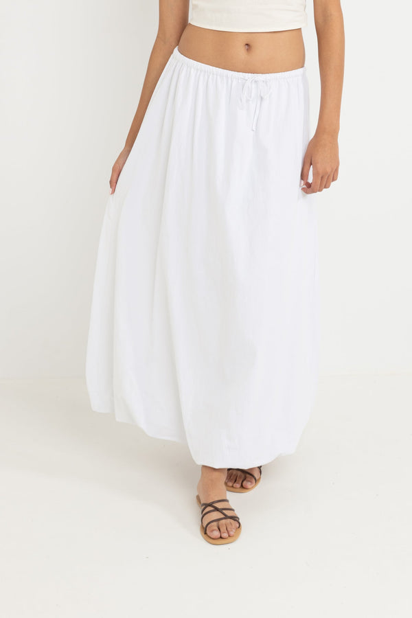 St Tropez Bubble Maxi Skirt Cream