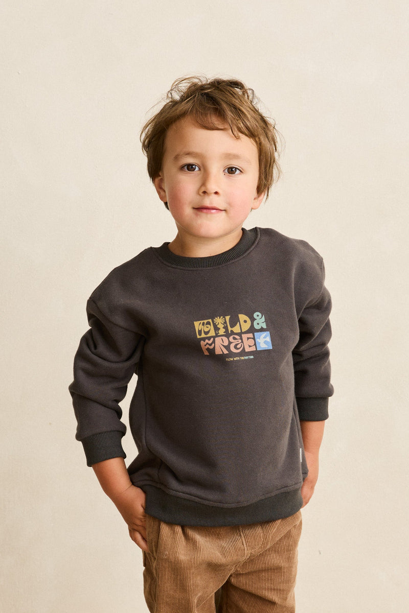Kids Wild And Free Pullover