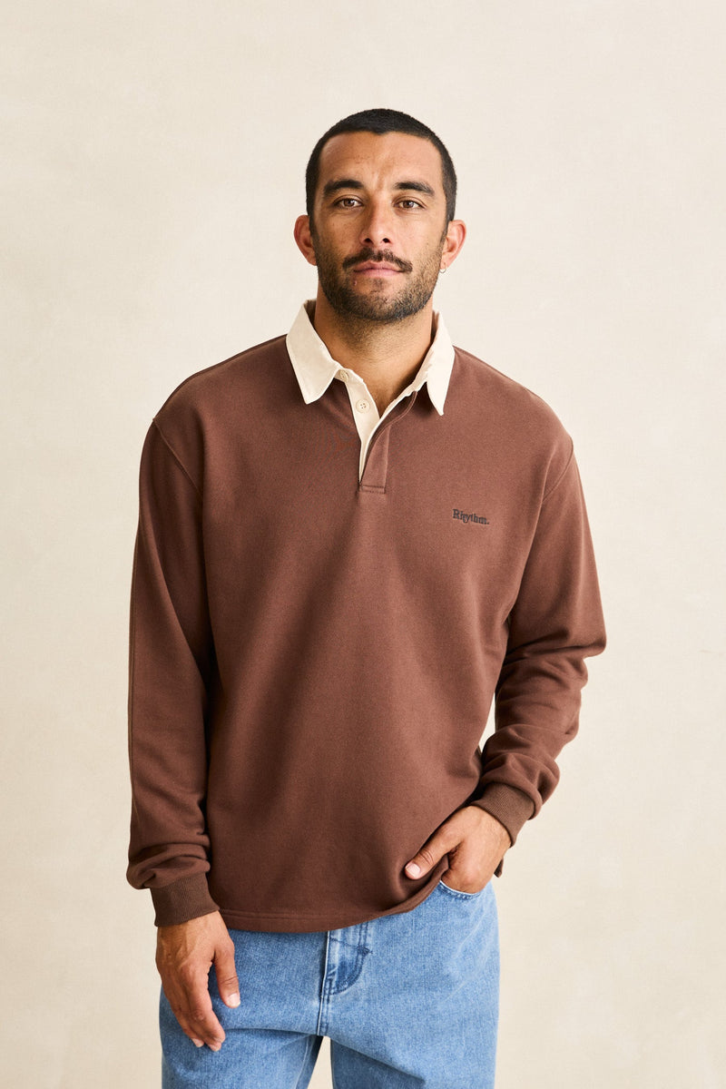 Essential Rugby Polo Chocolate