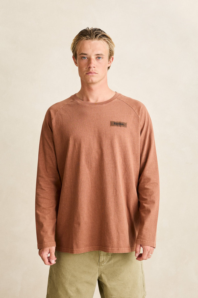 Tack Vintage Ls T-Shirt Caramel