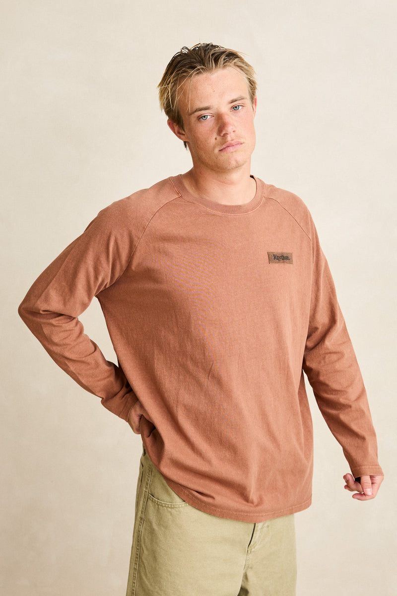 Tack Vintage Ls T-Shirt Caramel