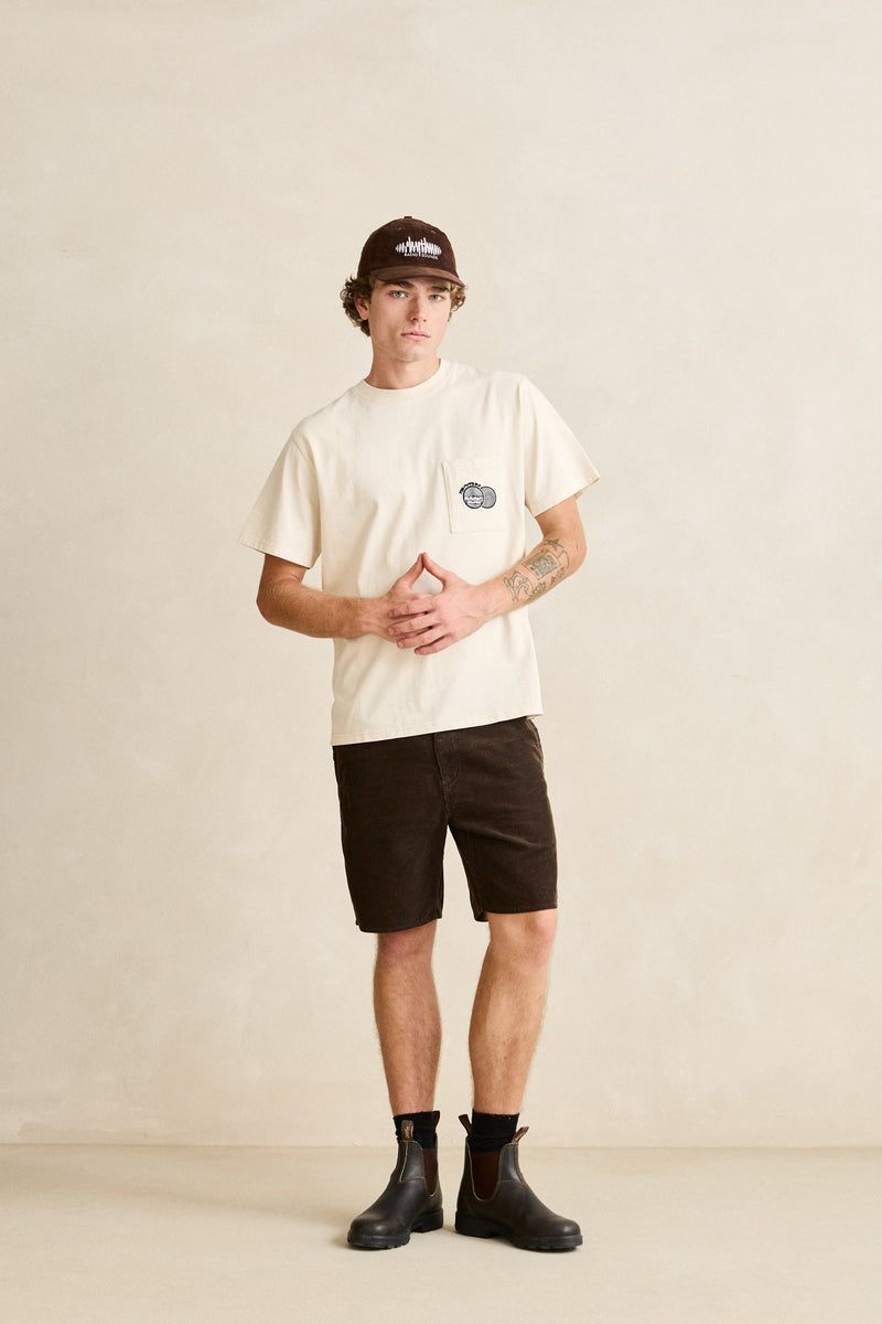 Broadcast Ss T-Shirt Natural