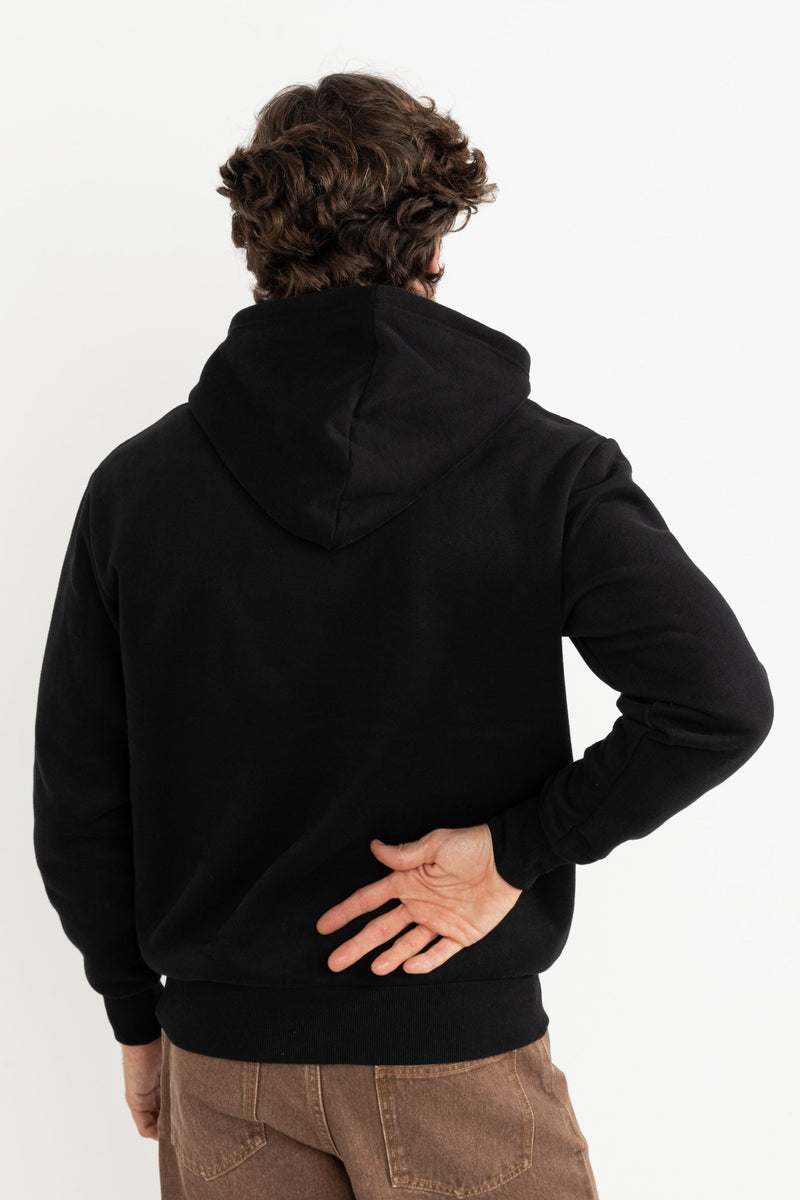 Grange Fleece Hood Black