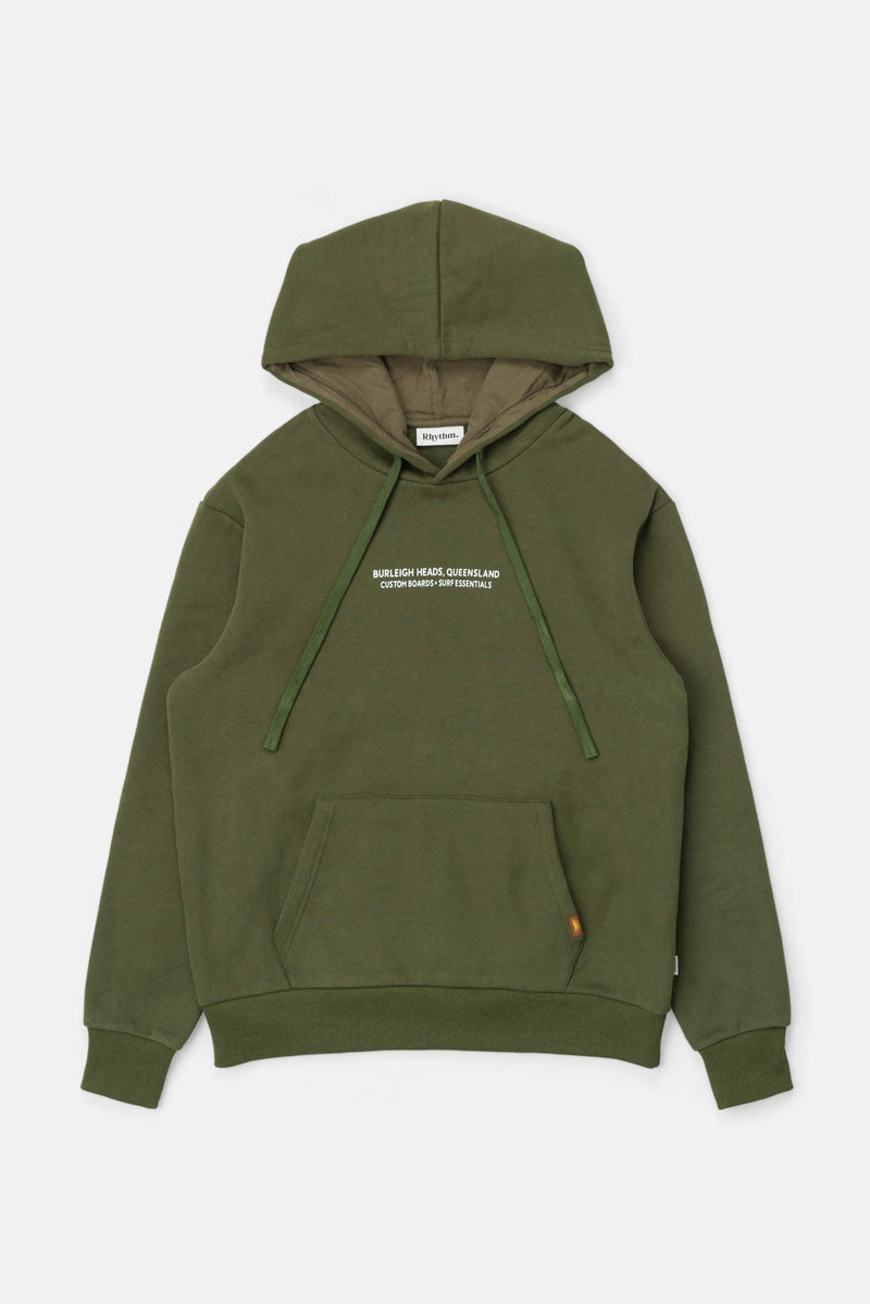 Local Fleece Hood Green