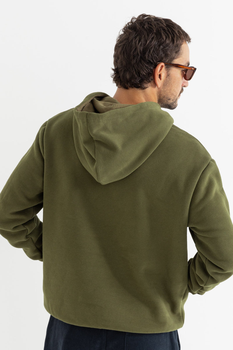 Local Fleece Hood Green