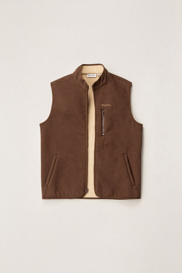 Essential Canvas Vest Tobacco