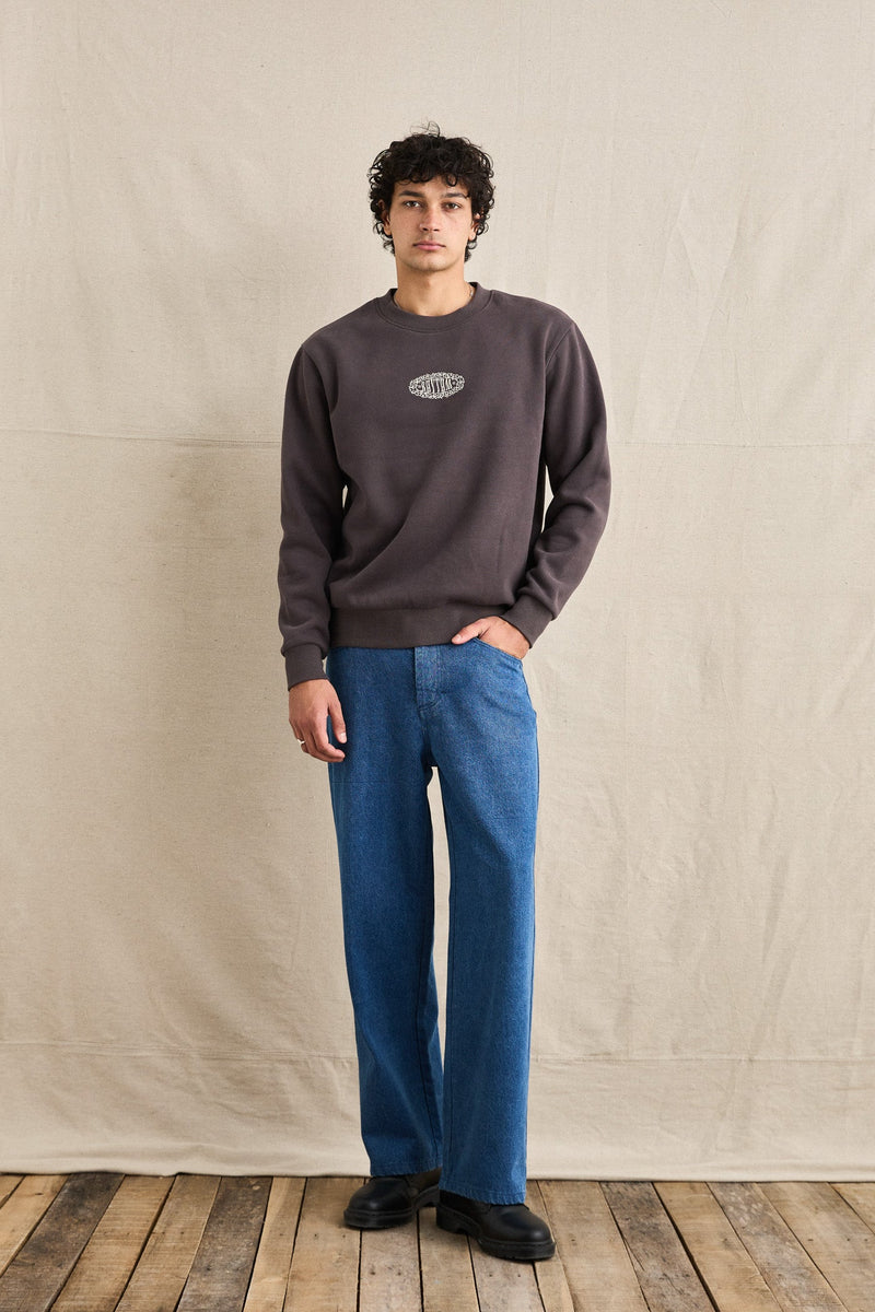 Breeze Fleece Crew Vintage Black
