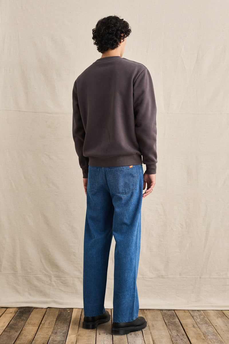 Breeze Fleece Crew Vintage Black