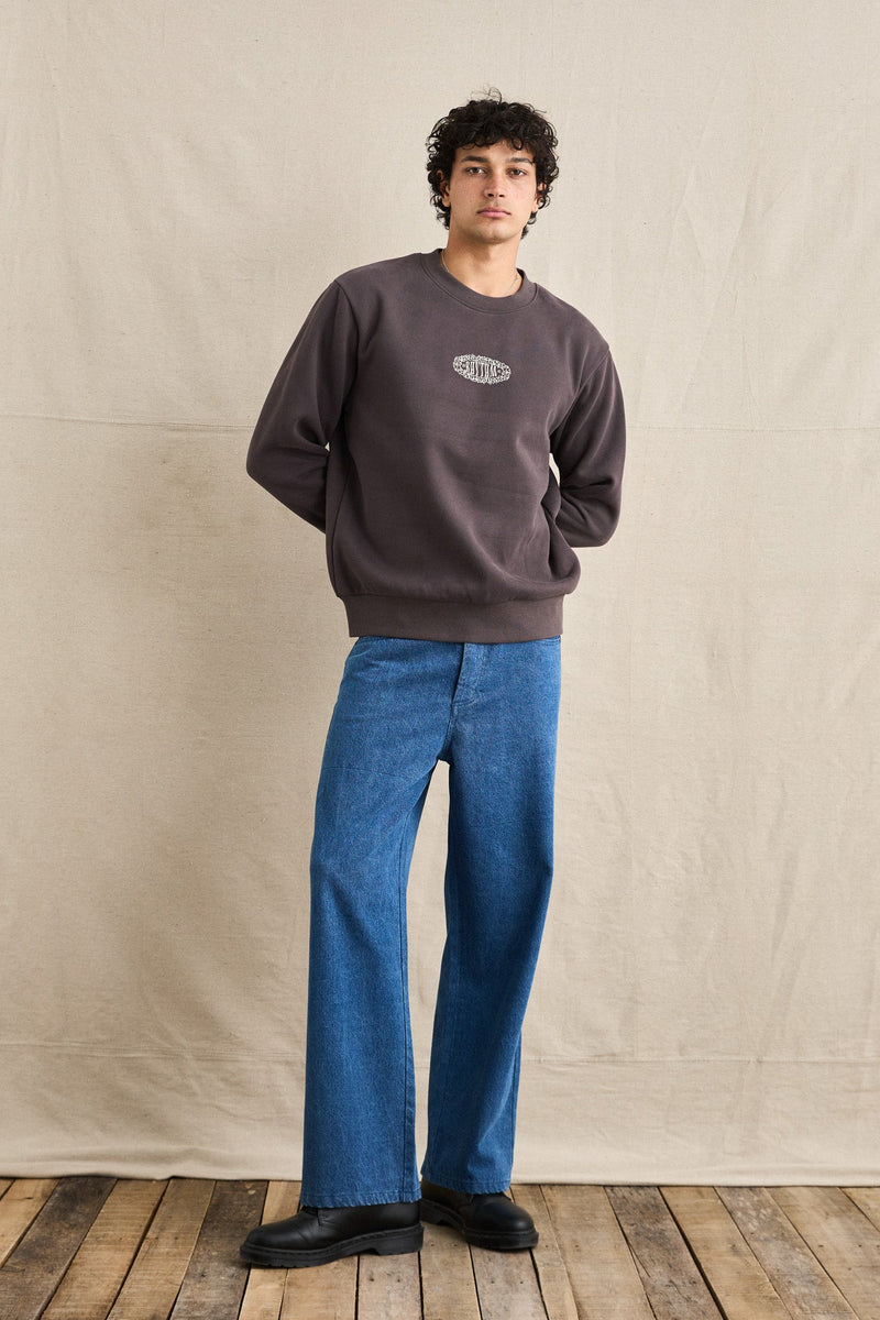 Breeze Fleece Crew Vintage Black