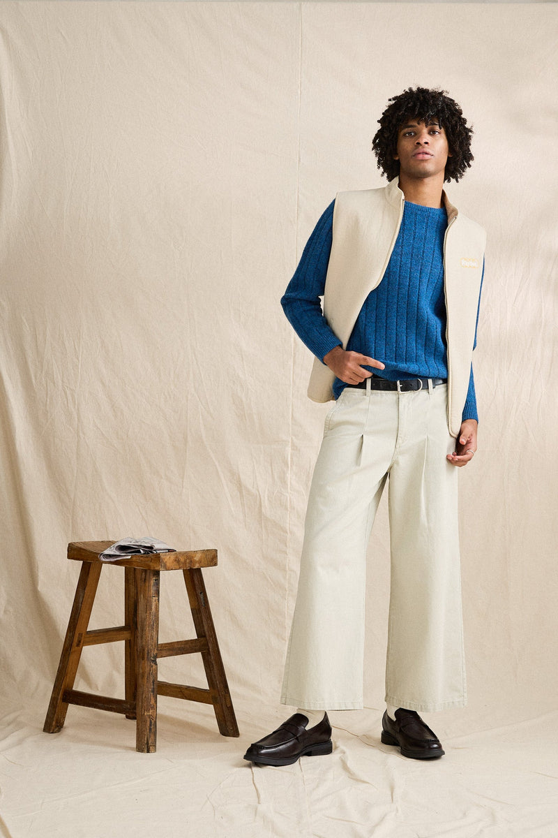 Woods Canvas Vest Off White