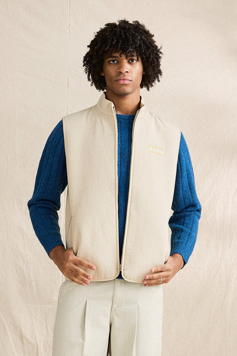 Woods Canvas Vest Off White