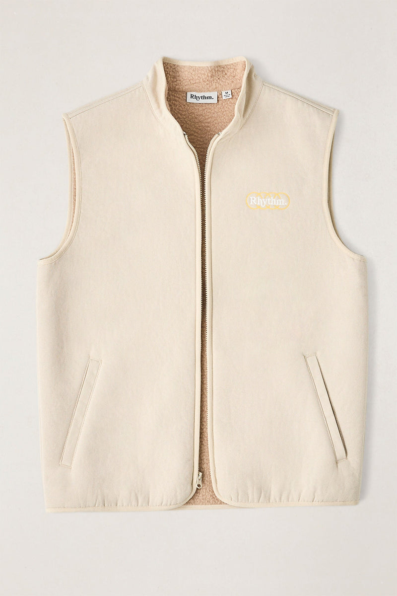 Woods Canvas Vest Off White