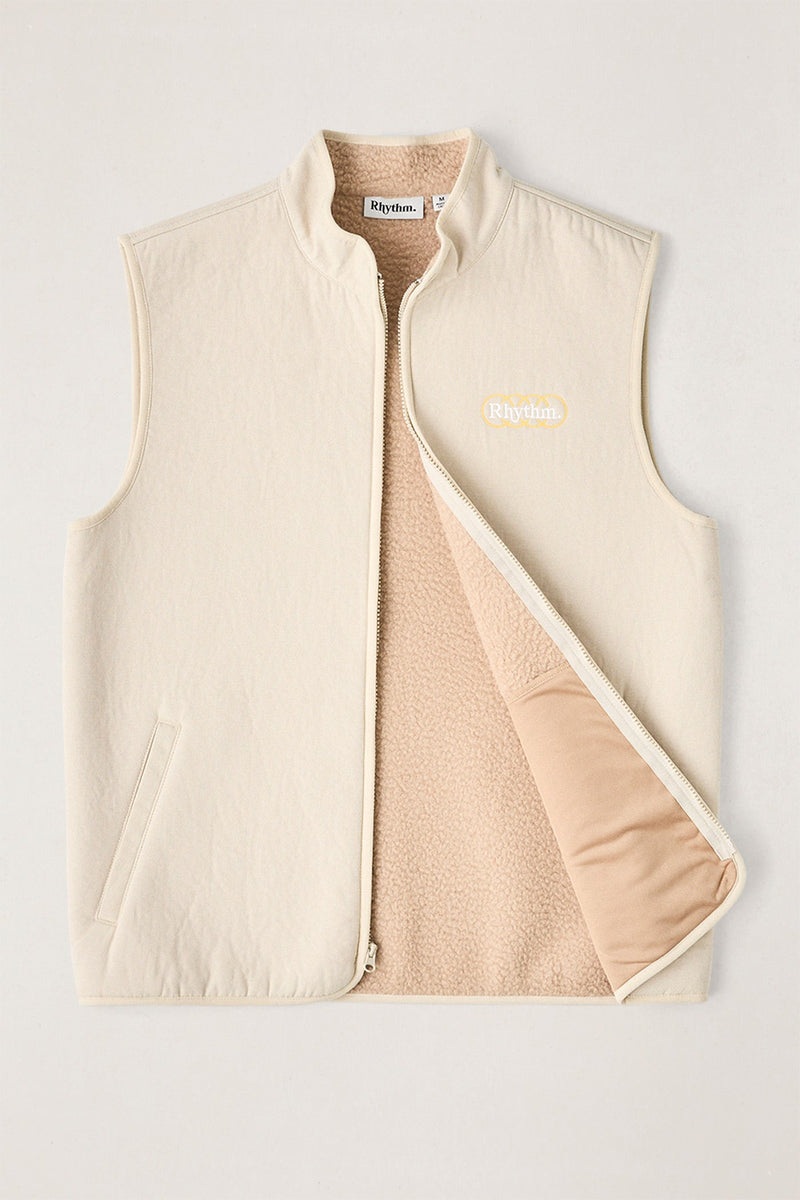 Woods Canvas Vest Off White