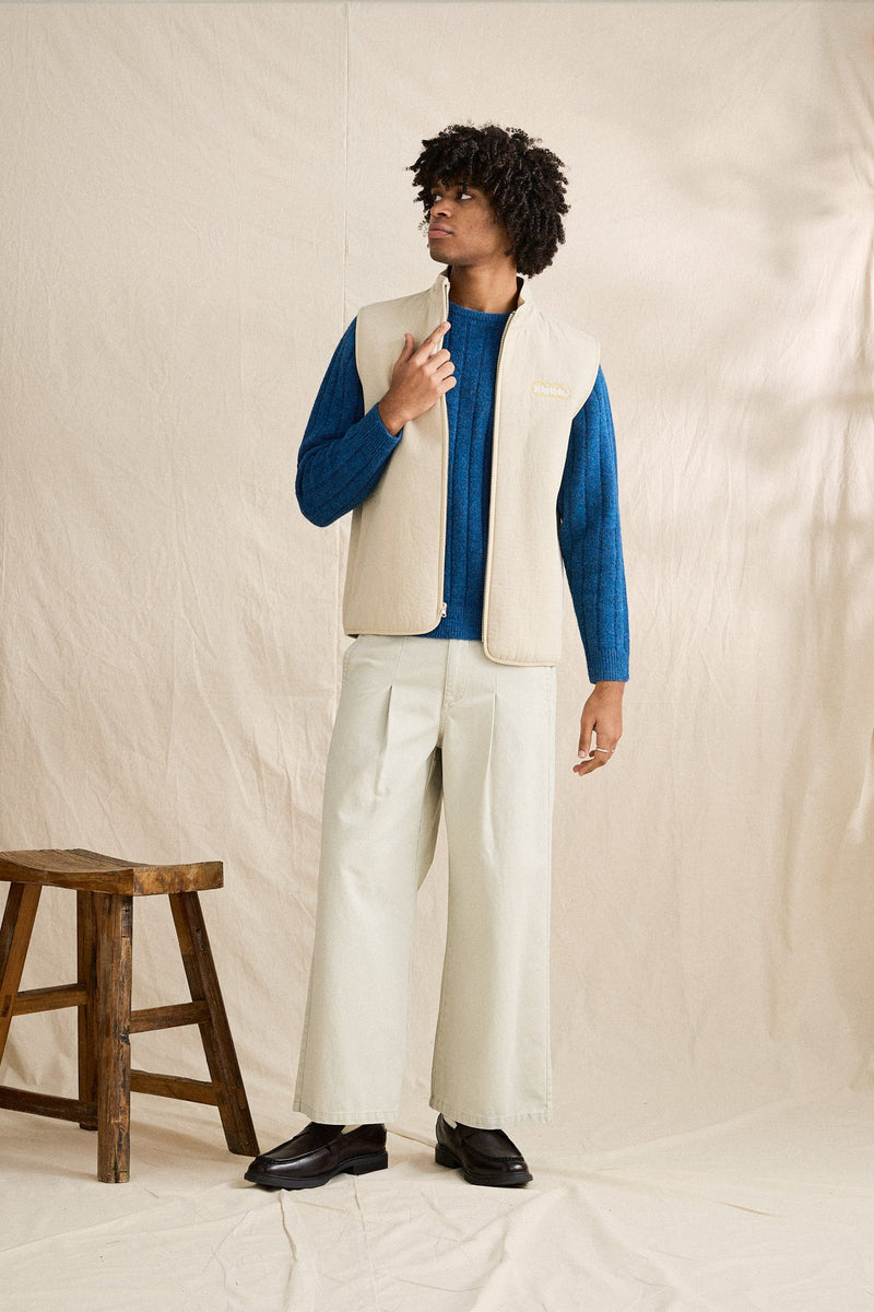 Woods Canvas Vest Off White