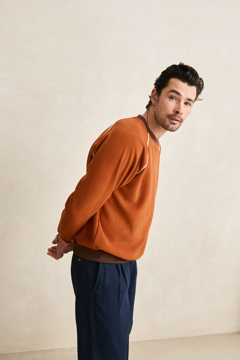 Pipe Polar Crewneck Burnt Orange