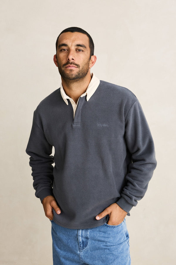 Chasm Polo Fleece Graphite