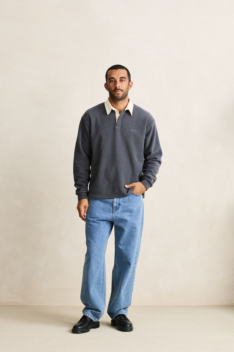 Chasm Polo Fleece Graphite