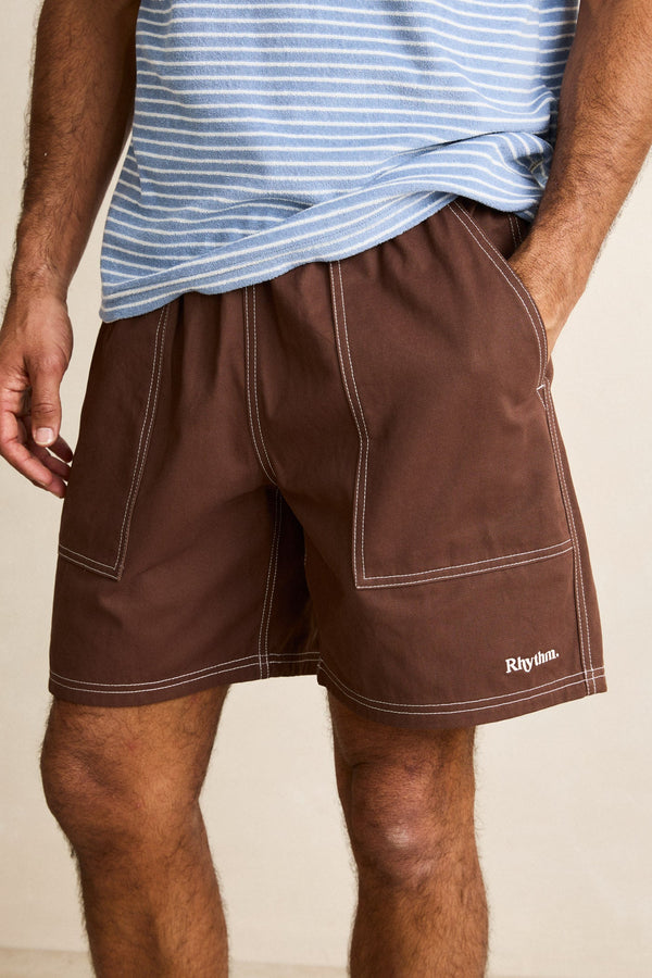 Contrast Stitch Jam Chocolate