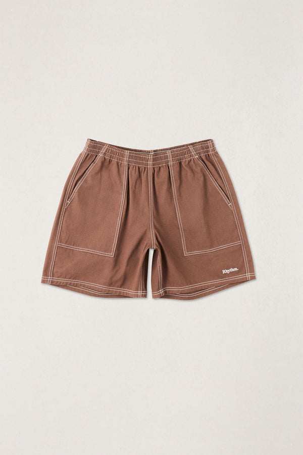 Contrast Stitch Jam Chocolate