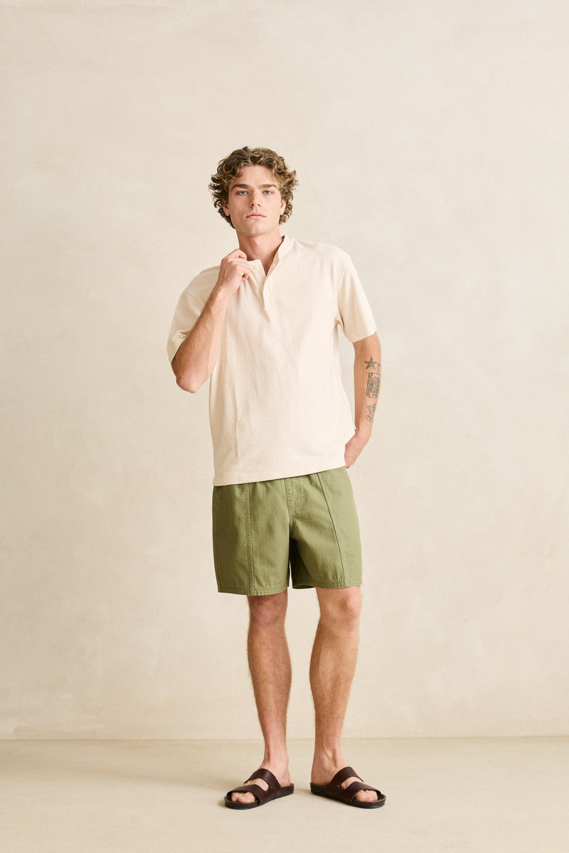 Haight Herringbone Jam Olive