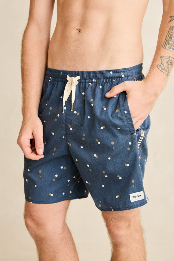Heritage Focus Dot Beach Short Navy