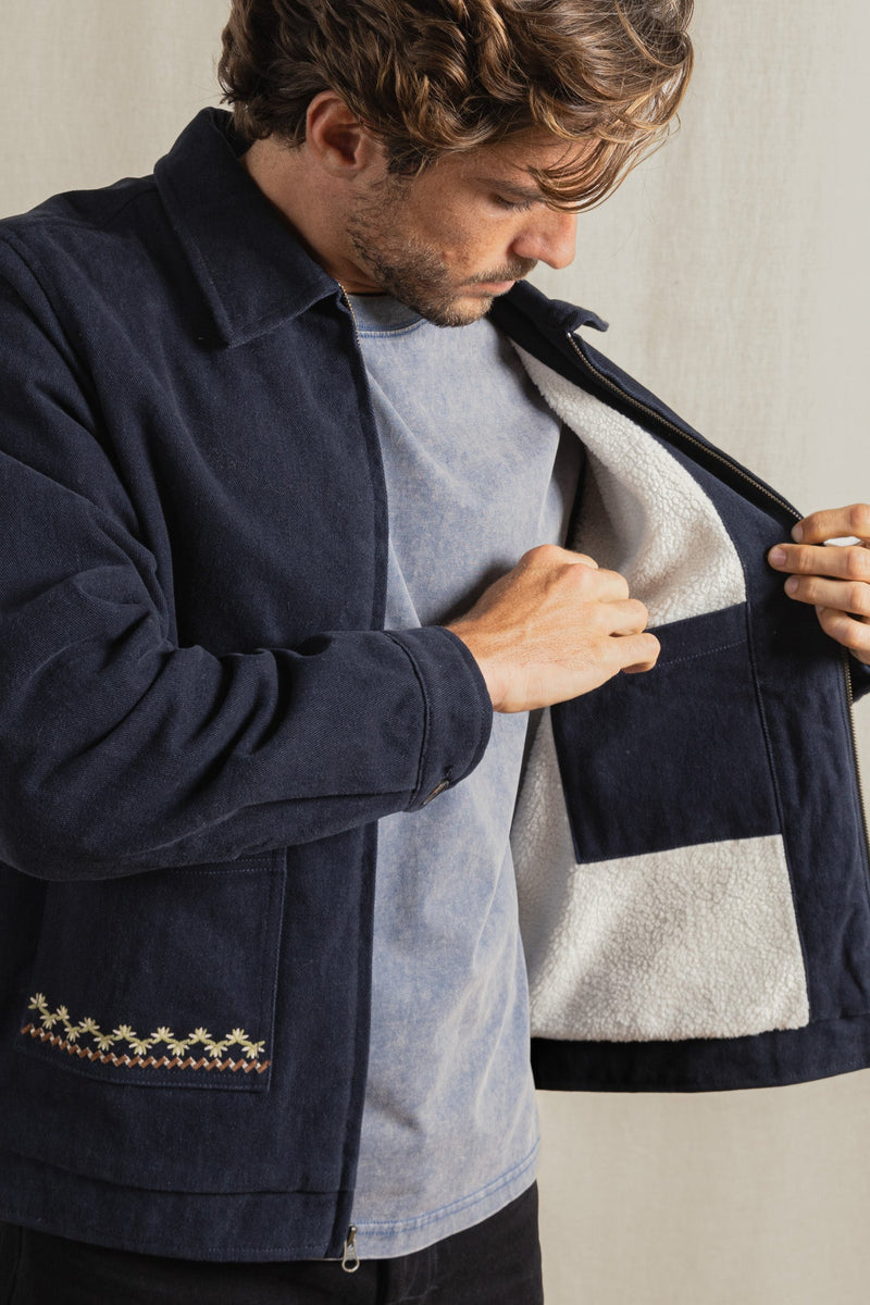 Arugam Twill Jacket Midnight Navy
