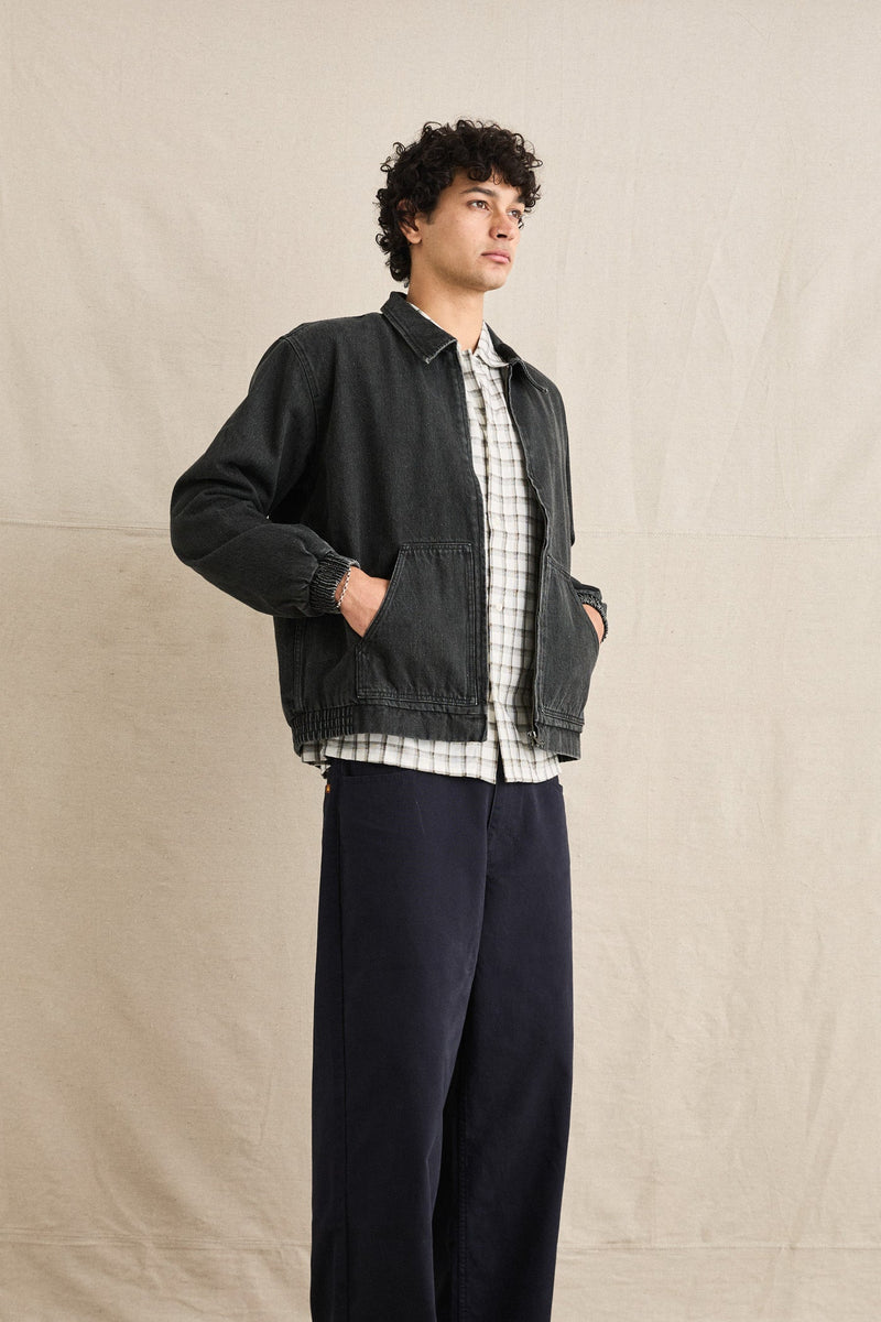 Denim Bomber Jacket