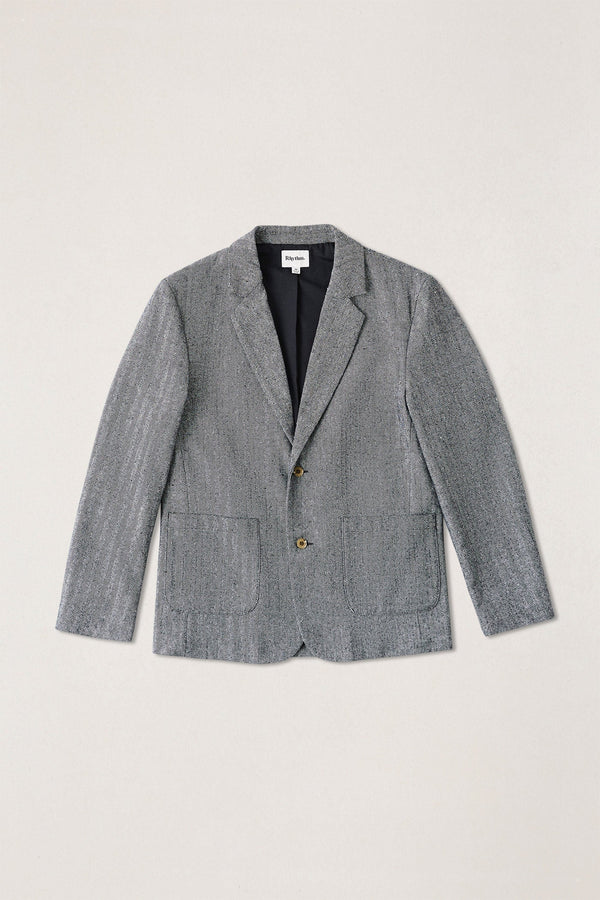 Herringbone Blazer Granite
