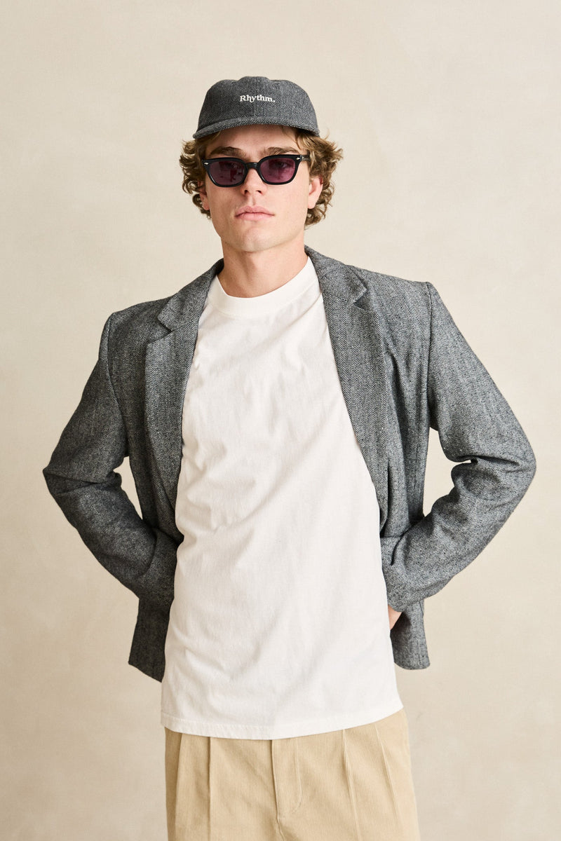 Herringbone Blazer Granite