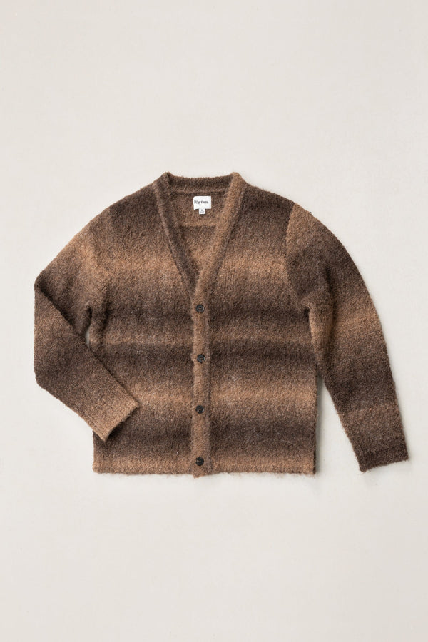 Essential Gradient Cardigan Chocolate