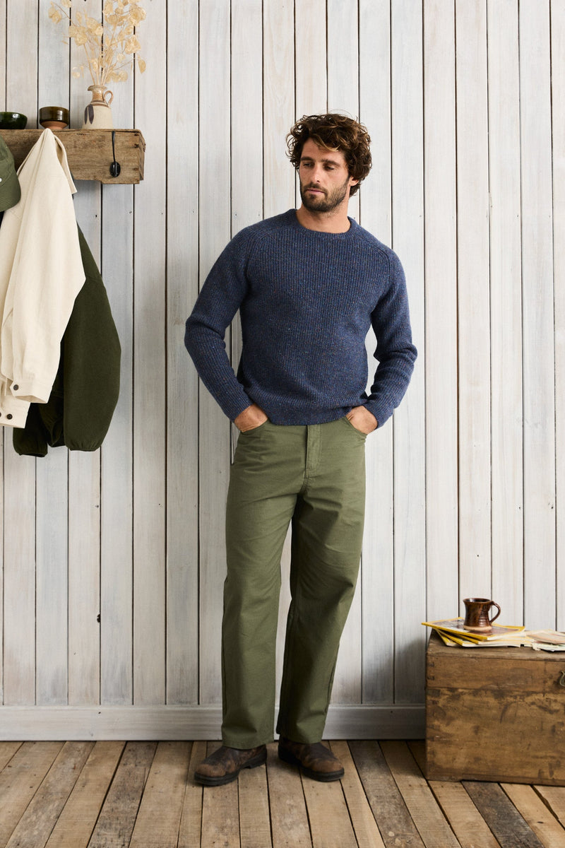 Scramble Crew Knit Navy