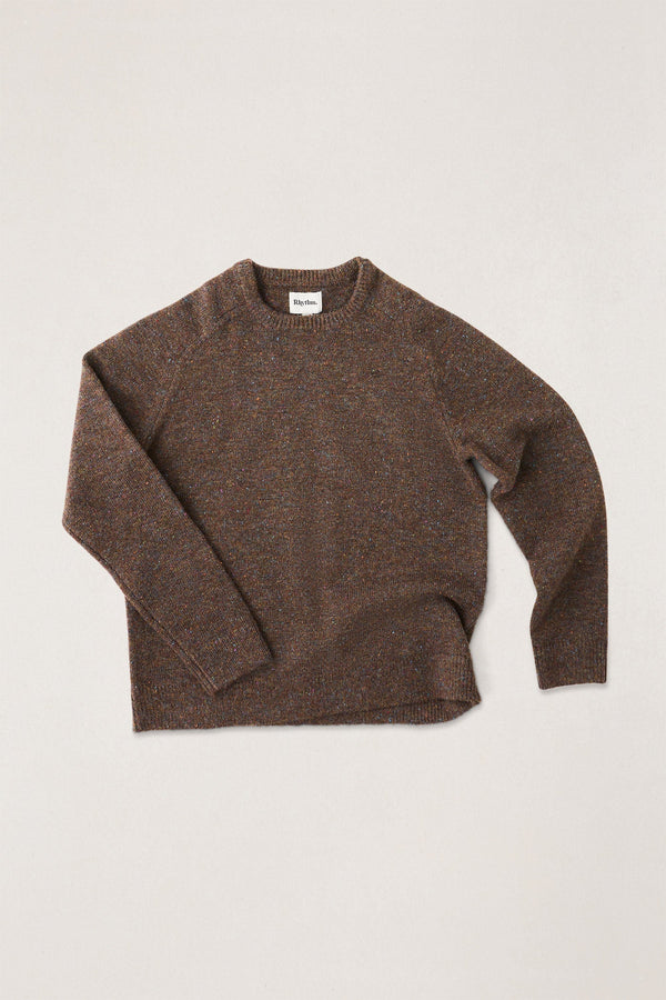 Scramble Crew Knit Brown