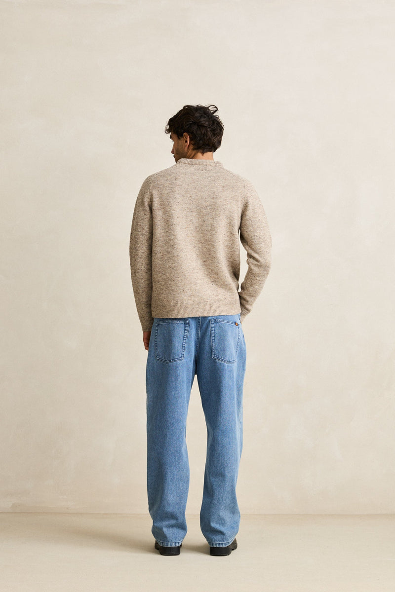 Scramble Crew Knit Natural