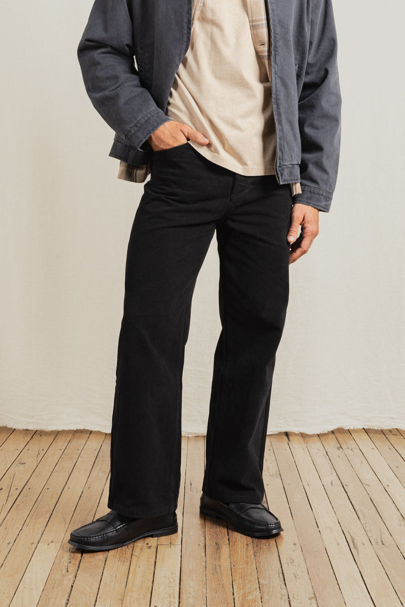 Esssential Straight Cut Jean Vintage Black