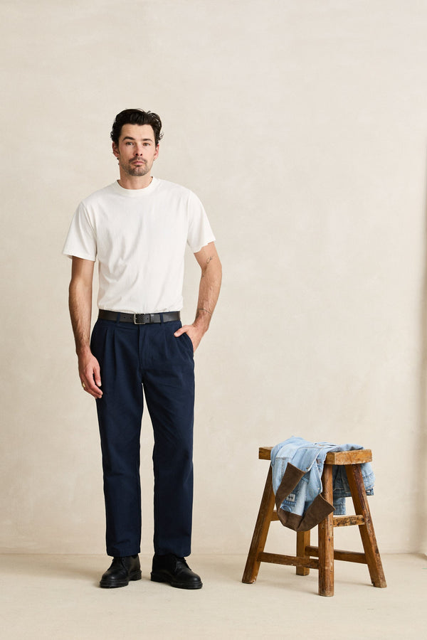 Twill Pressed Trouser Navy