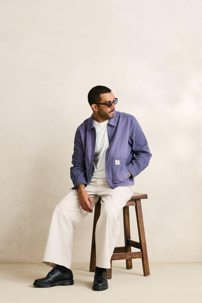Relaxed Herringbone Pant Sand