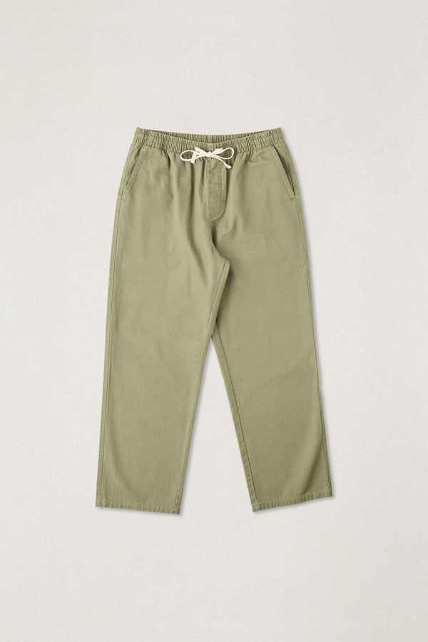 Essential Herringbone Jam Pant Olive