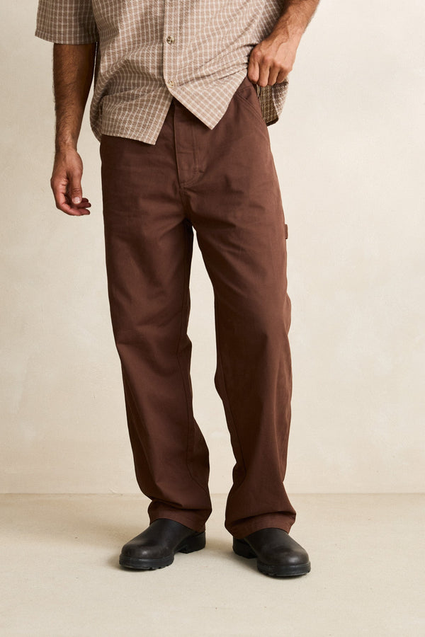 Twill Carpenter Pant Brown