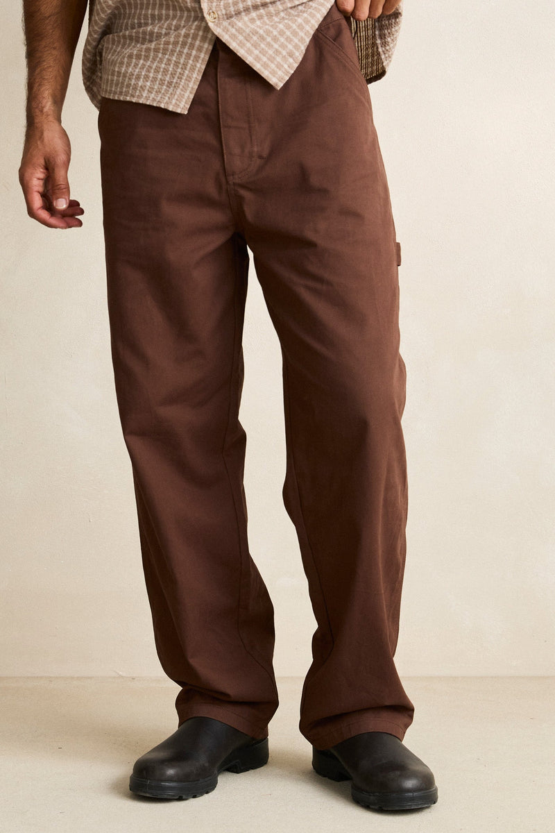 Twill Carpenter Pant Brown