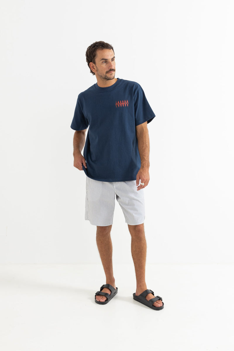 Poolroom Vintage Ss T-Shirt Navy