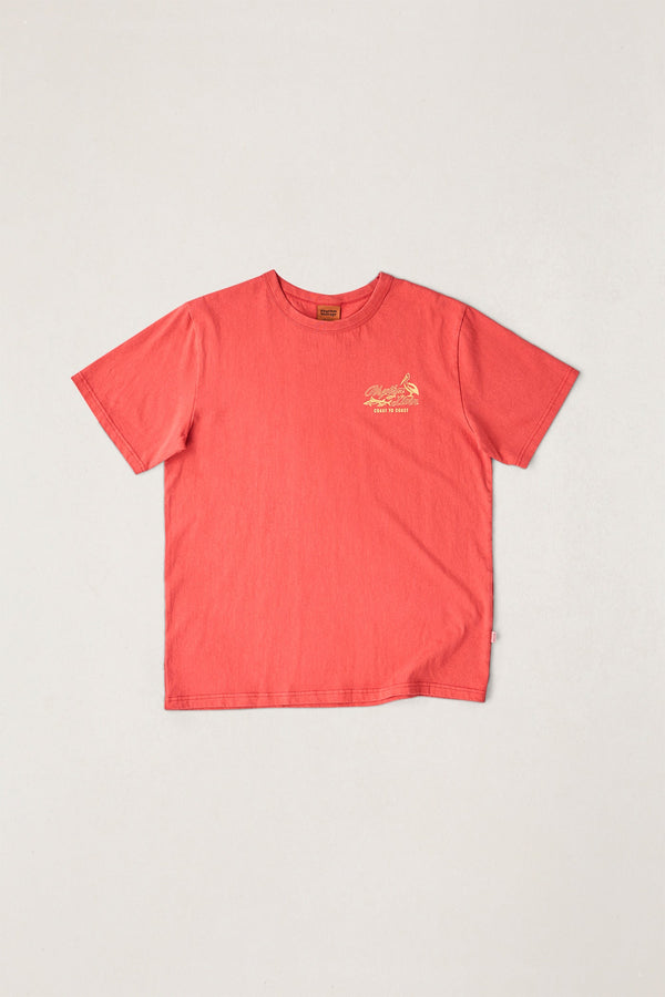 C2C Vintage Ss T-Shirt Vintage Red