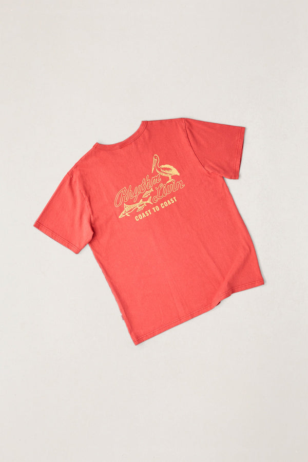 C2C Vintage Ss T-Shirt Vintage Red