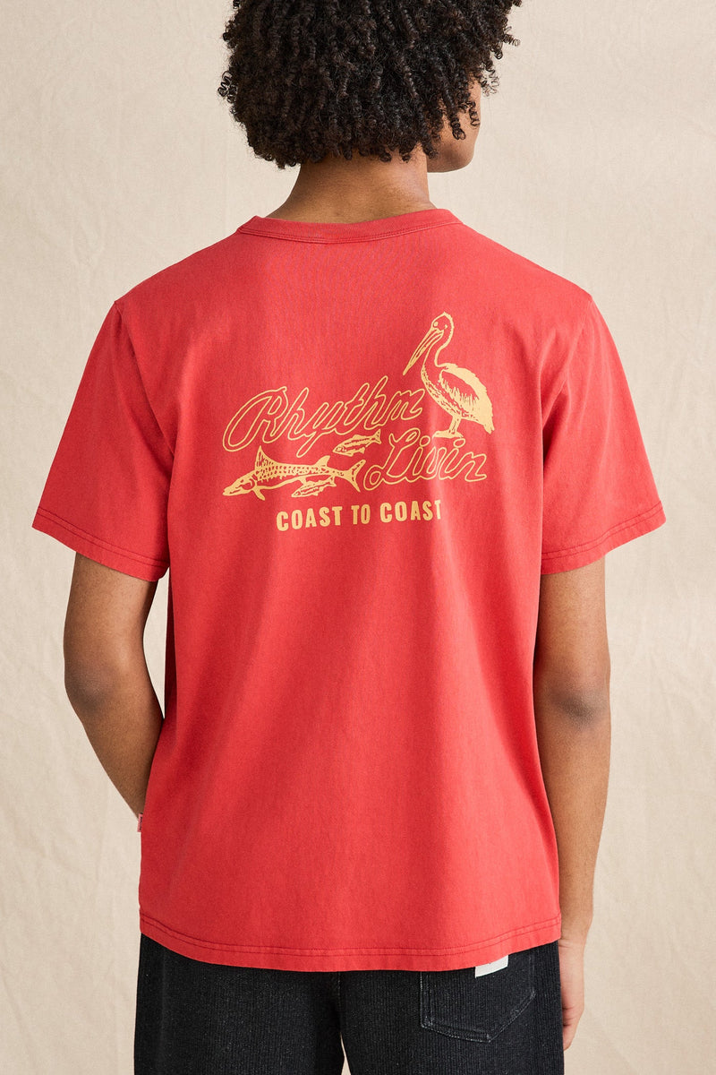 C2C Vintage Ss T-Shirt Vintage Red